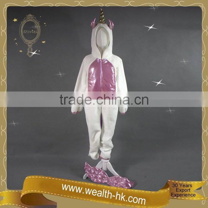 Cute Kids Pink Unicorn Costume