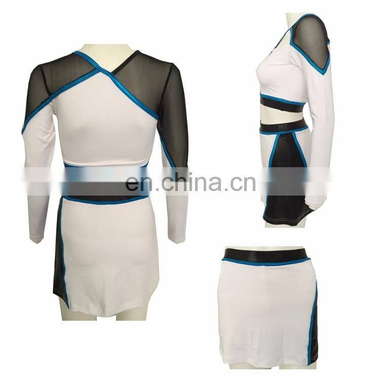 2016 New Hot Sexy Plain Cheerleader Costumes Cheer