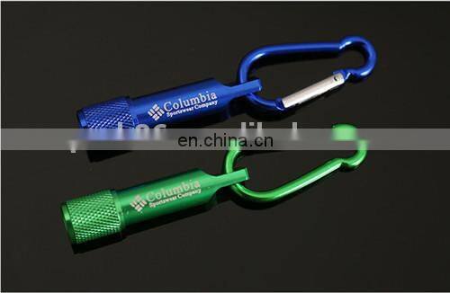 Hot selling top quality Novelty aluminium led carabiner for climbing