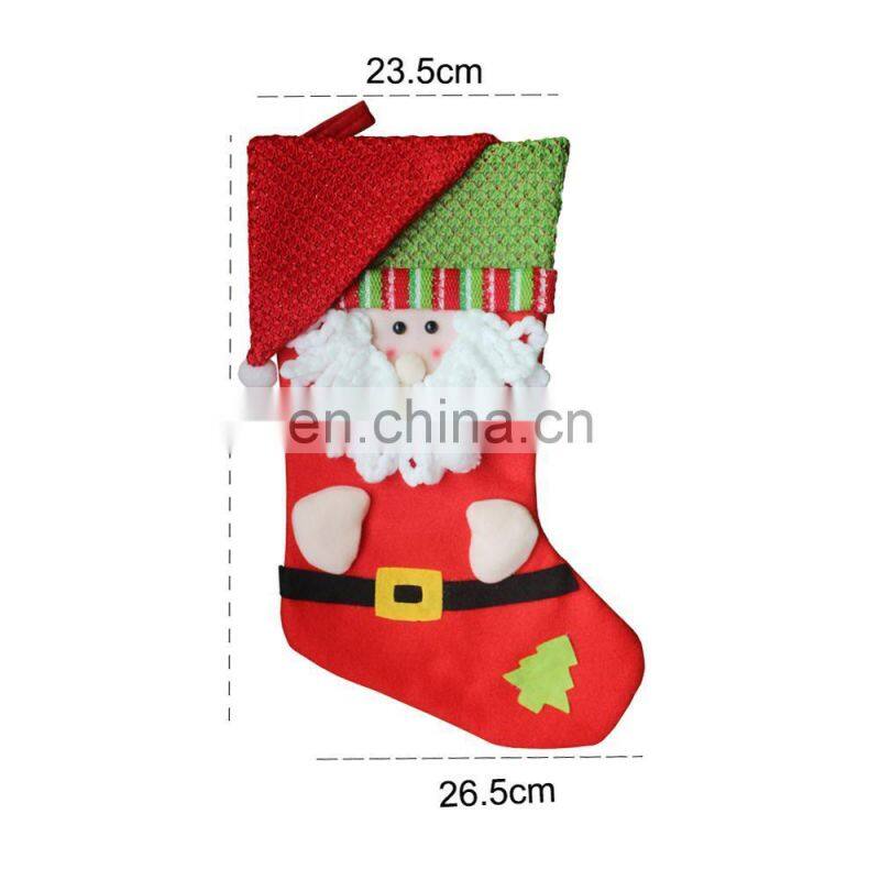 Amazing Chrismas Decoration Santa Claus Snowman Elk Stocking