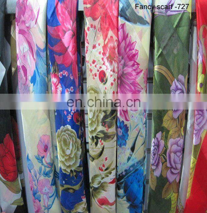 Promotional satin scarf with full printing logo