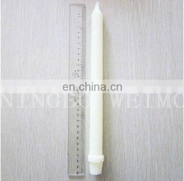 white candle wax