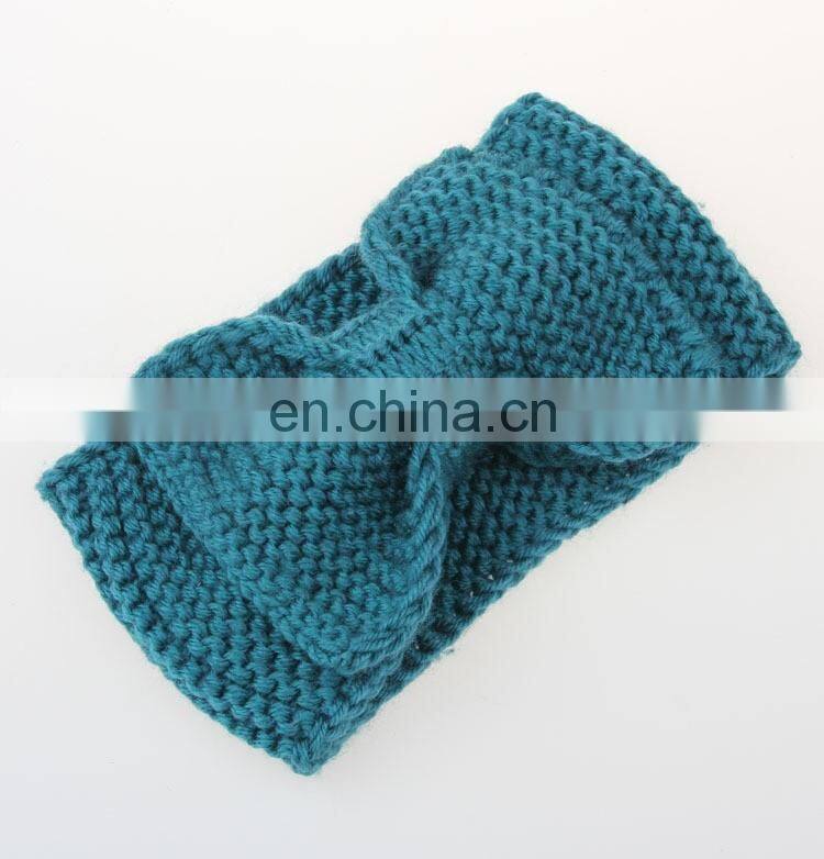 fashion Winter Spring Knitted Bow Headband