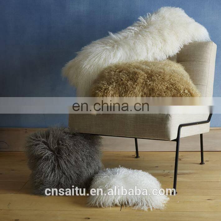 18" Mongolian Lamb Pillow