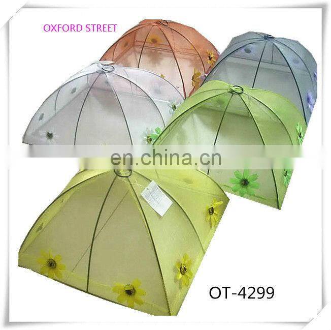 plastic mesh polyester food tent cover mosquito net food cover