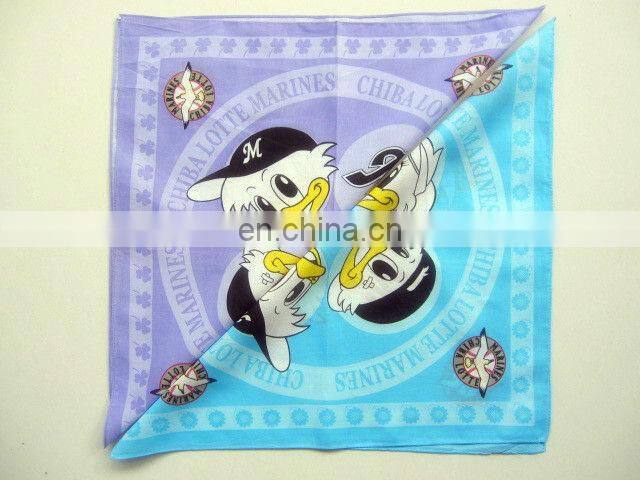 beautiful design for children's printed cotton handkerchief