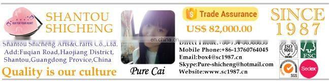 Kraft Paper Cardboard Suitcase Portable Box with Handle for Children