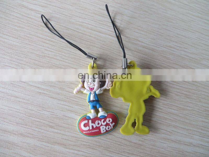 Custom soft PVC keychain/keyring for wholesale