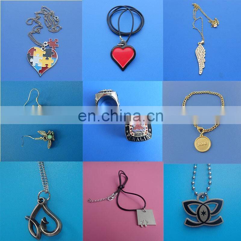 shiny silver newest blank four circle scarf ring promotion gifts