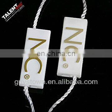 custom plastic name tag string for garment