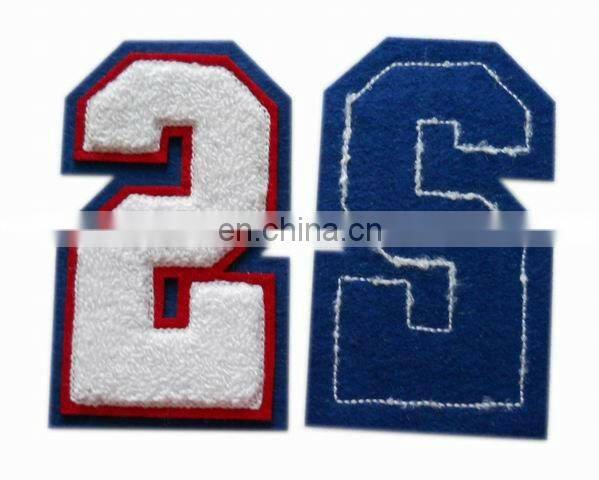 letter chenille badge