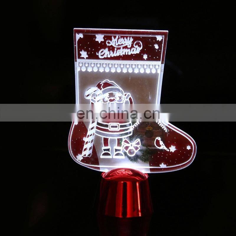 2016 Chirstmas 3D led night light newest products night light