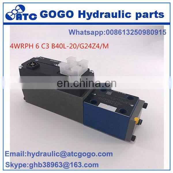 Proportional valve 4WRPH 6 C3 B40L-20/G24Z4/M High-response directional valves 4WRPH 6 C4 B40L-20/G24Z4/M