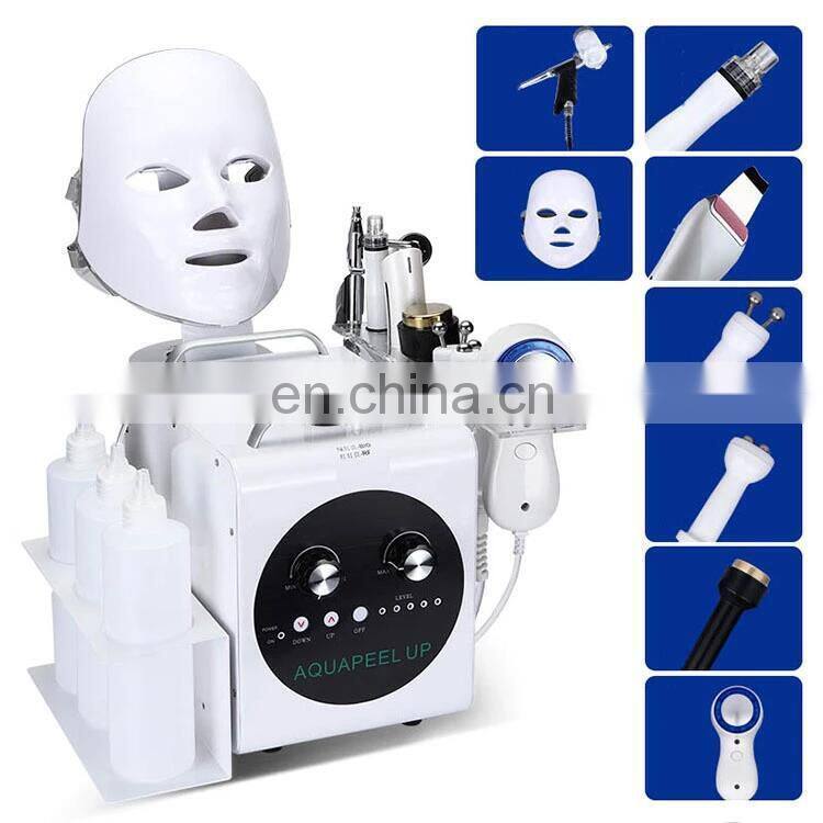 Facial skin scrubber exfoliation beauty machine for oxygen water hydra deep cleansing