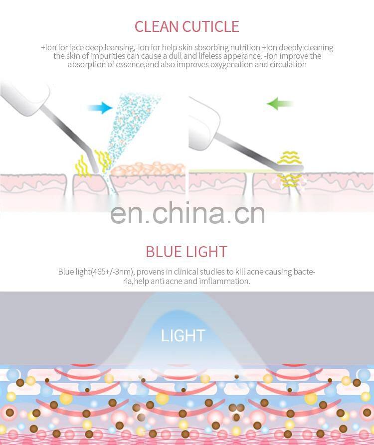 2019 Newest Multi-functional Ultrasonic Facial Cleansing Massage Skin Scrubber Home Use