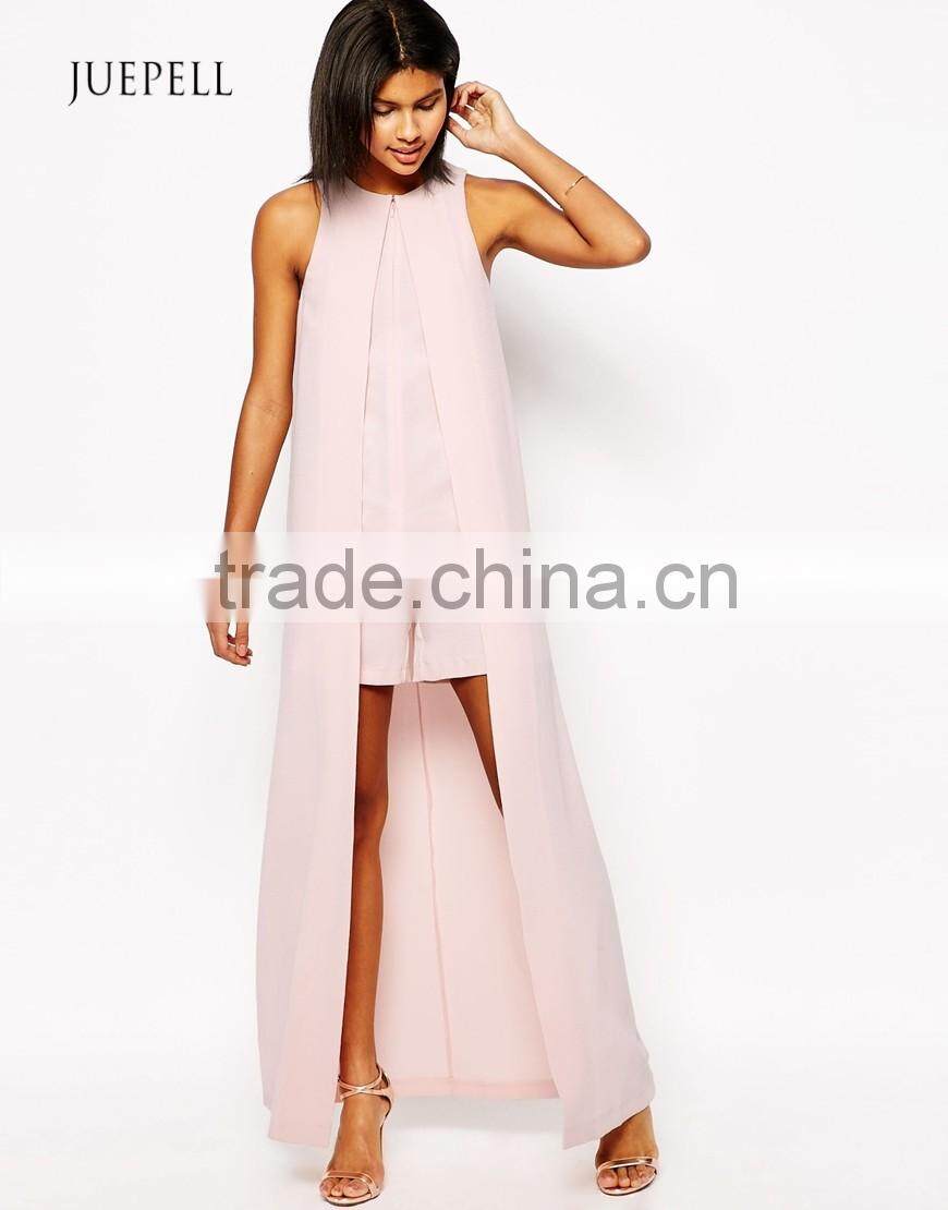 Maxi cape detail adult Jumpsuit/custom jumpsuit/ women clothes