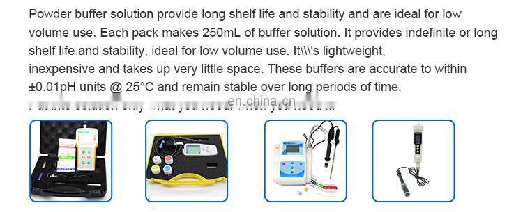 7.0 PH test kit Buffer Solution Powder For Test Meter Measure Calibration Replaceable pH Electrode sensor BNC 1m Cable