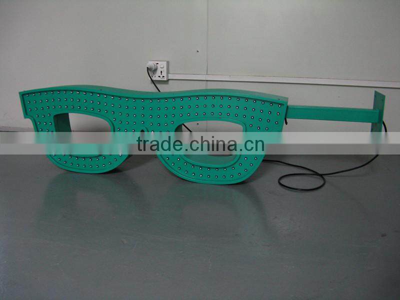 outdoor programmable led electronic signs/glass shop led signate