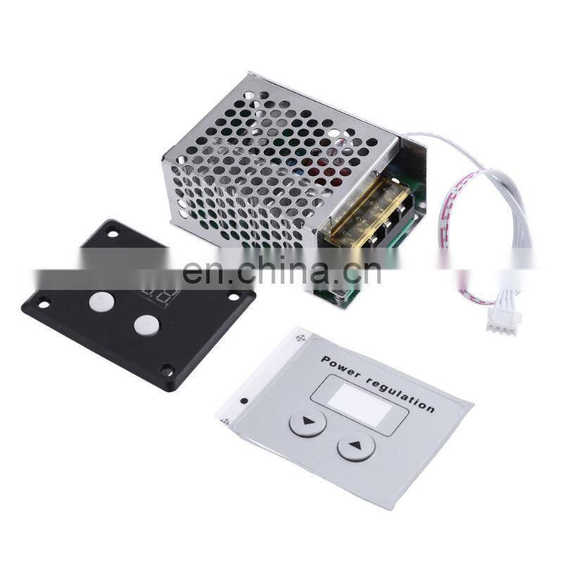 AC 220V 4000W SCR Digital Control SCR Electronic Voltage Regulator Speed Control Dimmer Thermostat, Electric Motor Speed Control