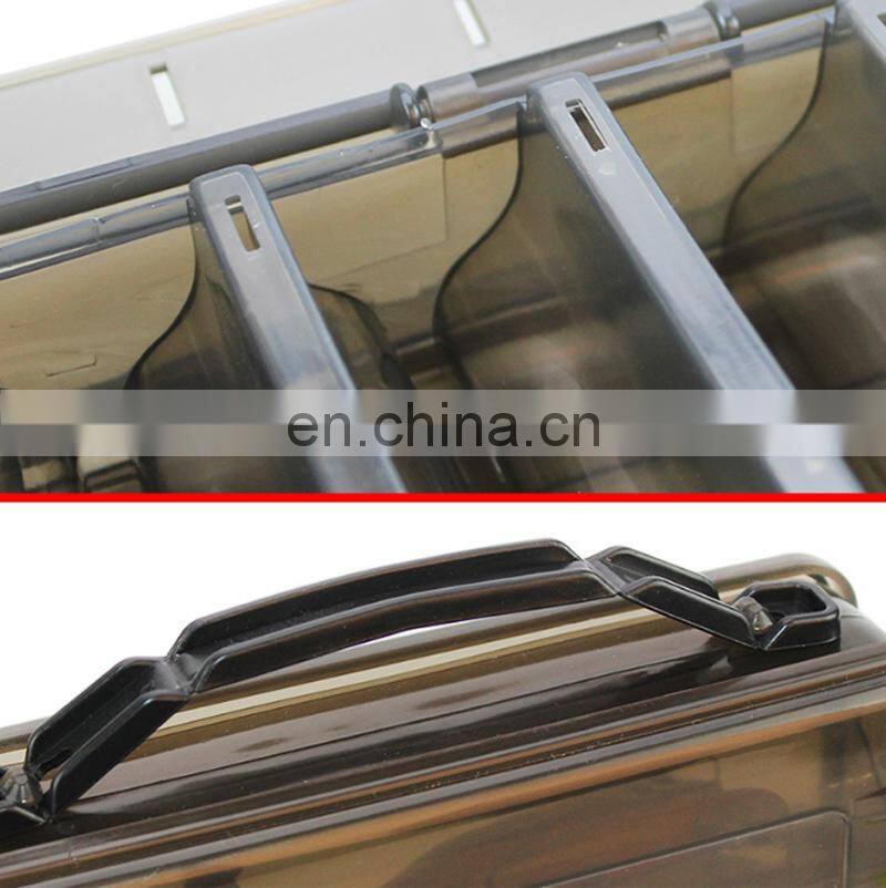 20*17*5cm Double-Sided Fishing Lure Box Accessories Hard Lure Bait Fishing Lure Box