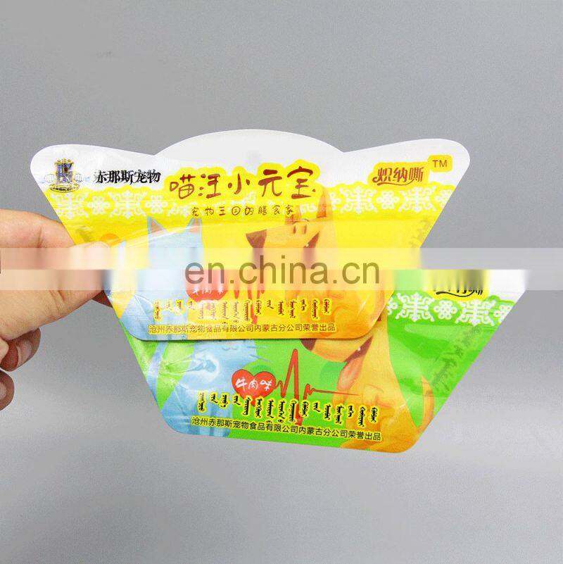 Logo Heart Different Unique Round Circle 3.5g Pack Irregular Smell Proof Special Plastic Die Cut Custom Shaped Mylar Bags