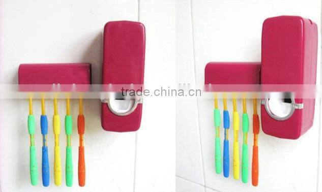 2013Hot sale! Automatic Toothpaste Dispenser with free Toothbrush Holder
