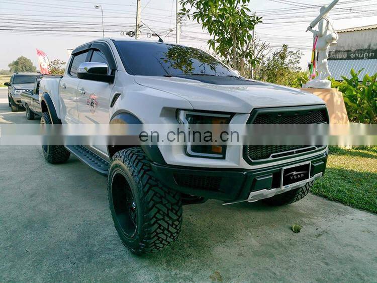 New arrival upgrade body kit facelift tuning kit for ranger T6 T7 T8 upgrade to F150 Raptor kit