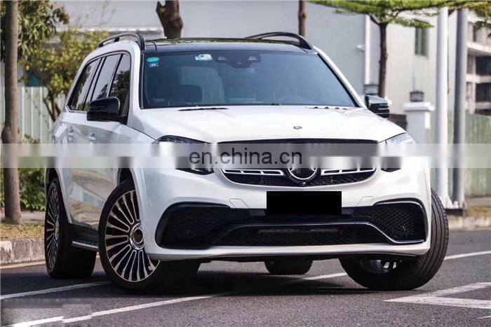 Runde Perfect Fitment For Mercedes-Benz GLS 3501/400/500 AMG Upgrade GLS63 Body Kit Front Bumper Assembly Rear Bumper Assembly