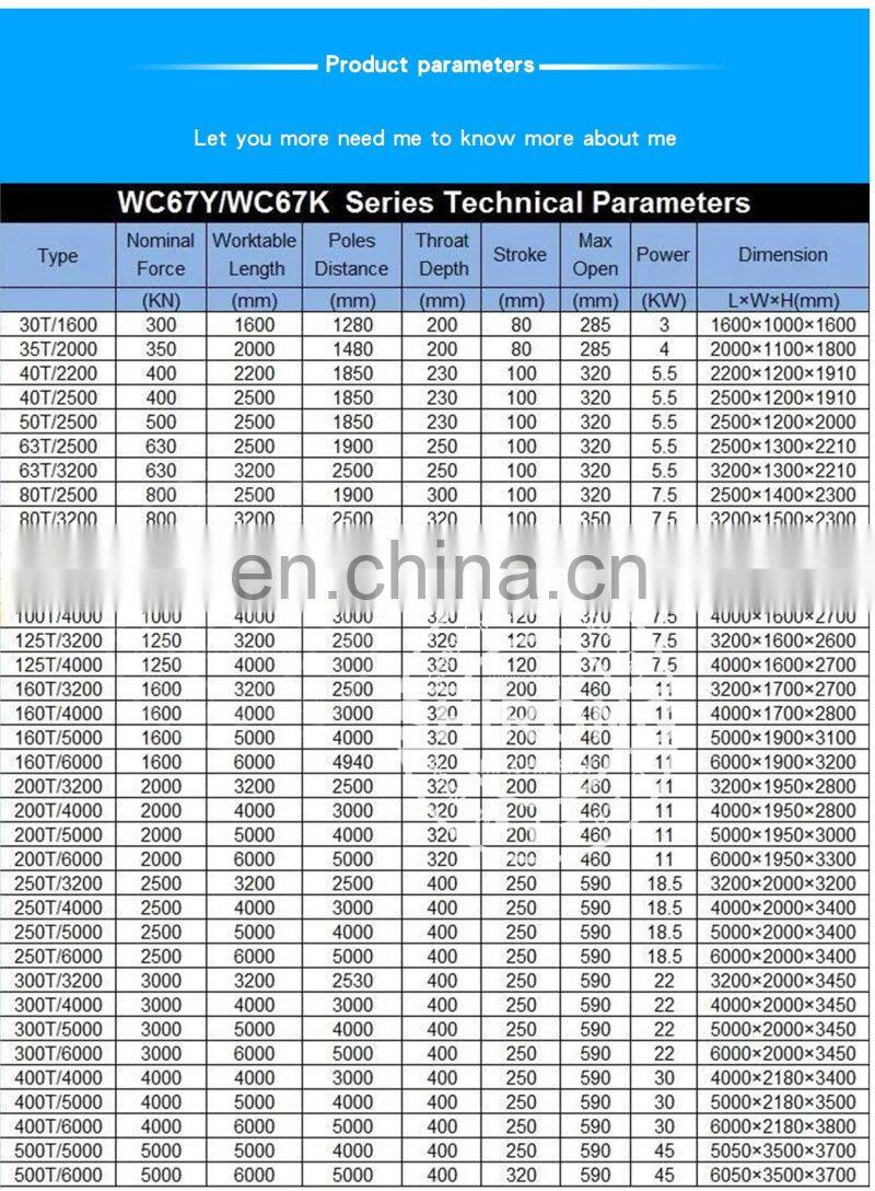 CHINA  aluminum plate press brake 30t 1600mm  mini press brake