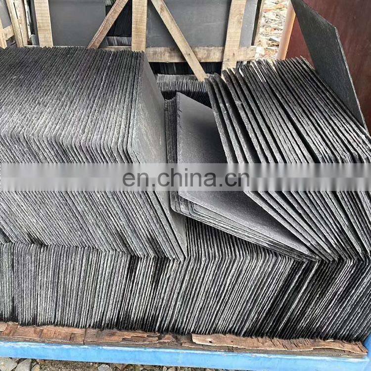 natural wall cladding decoration black slate culture stone