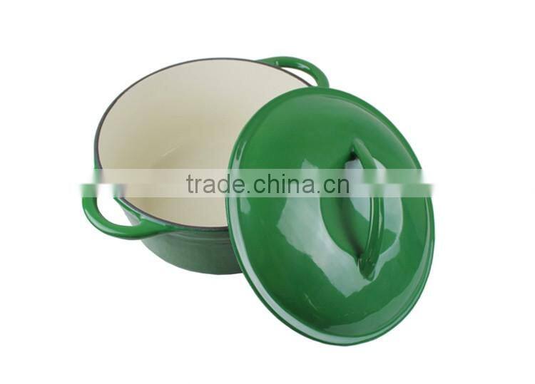 Multi Color die enameled Cast Iron Cookware TR1004 seasoning