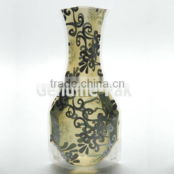 Hot selling for 2015 foldable water bottle with the shape of vase