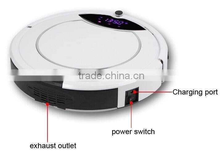 2016 new arrival Robot Vacuum Cleaner dry and wet anti falling robot factory