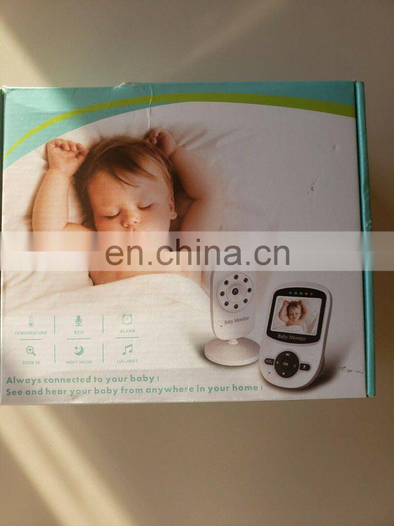 Wireless LCD Audio Video Baby Monitor SM24 Radio Nanny Music Intercom IR Portable Baby Camera Baby Walkie Talkie Babysitter