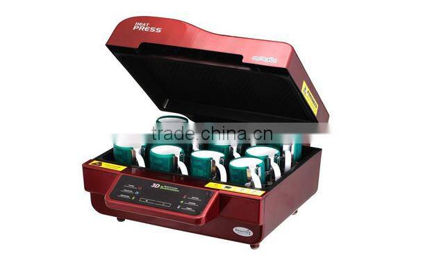 3d digital table china 3d sublimation vacuum t-shirt mug plate multipurpose combo sublimation heat transfer press machine