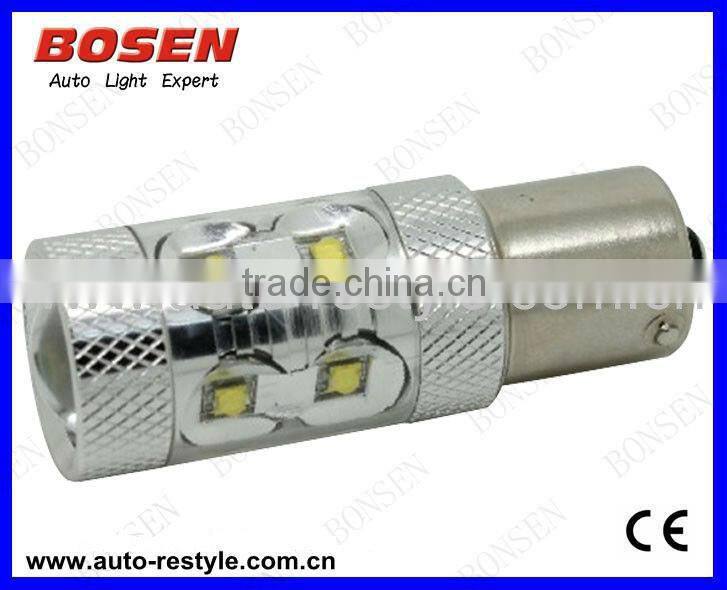 Turn light, brake light 1156 1157 BA15S BAU15S,BAY15D BA15D projector High power led car light 50w cree chip