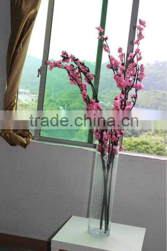 artificial pink chinese wintersweet flower branch for beauty room /enviroment /things