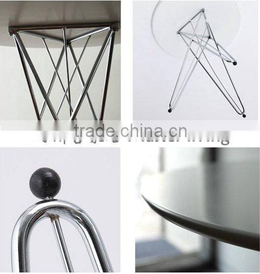 MDF top Living room coffee table wire leg table