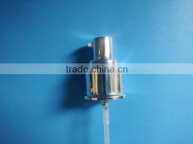 Skin care white plastic cream treatment pump,cosmetic liquid foundation/BB cream pump