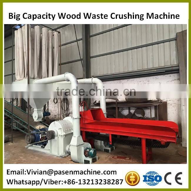 Pasen Machinery Wood Pallet Crusher/Wood Pallet into Wood Sawdust Crushing Machine/Wood Pallet Crusher Grinder Machine