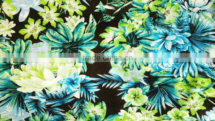 fabrics for shirts with sunflower printed fabrics