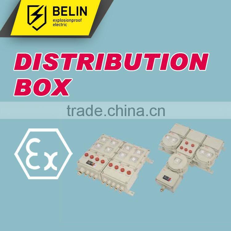Explosion proof illumination dybamic distribution box