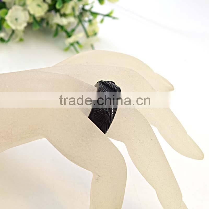 New wholesale simple jewellery set men jewelry ring black men rings