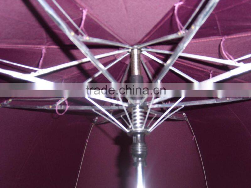 2 fold umbrella for advertising, cheap gift umbrella