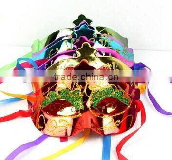 2015 Wholesale Hot Sale fashion Custom masquerade plastic mask for party