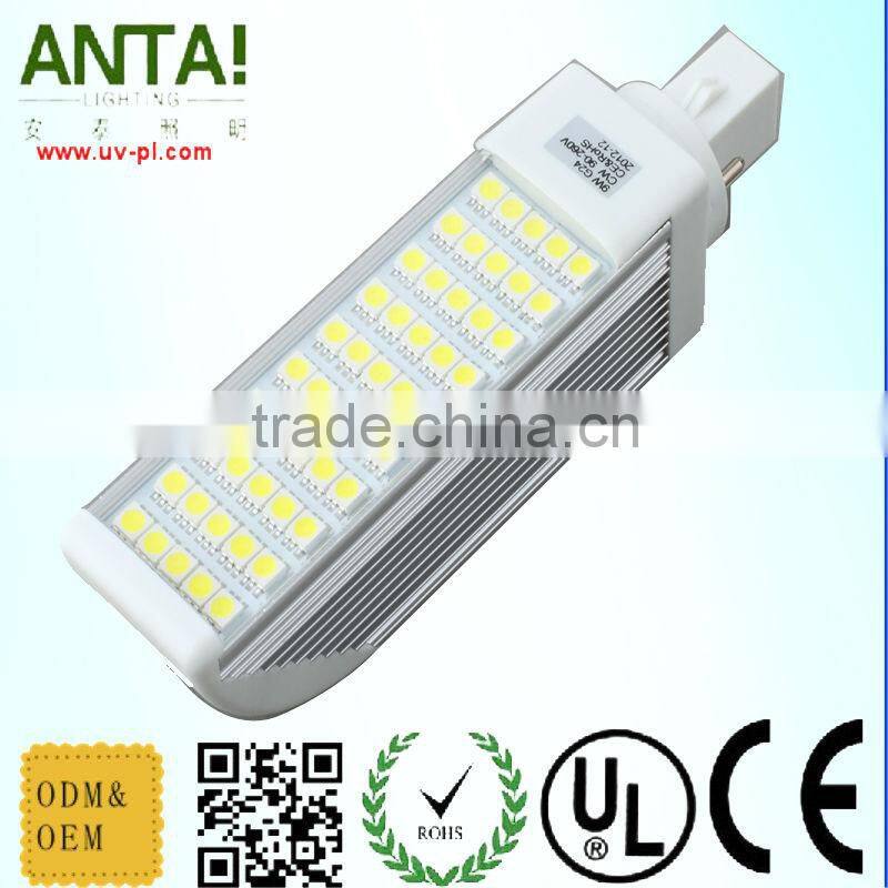 High Quality house PL LED 10 watt bulb G24 ROHS lamp 2 pins