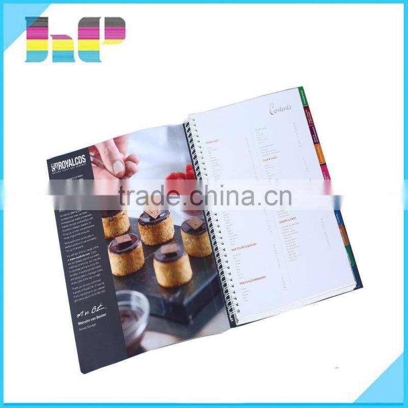 various types food cook book priting