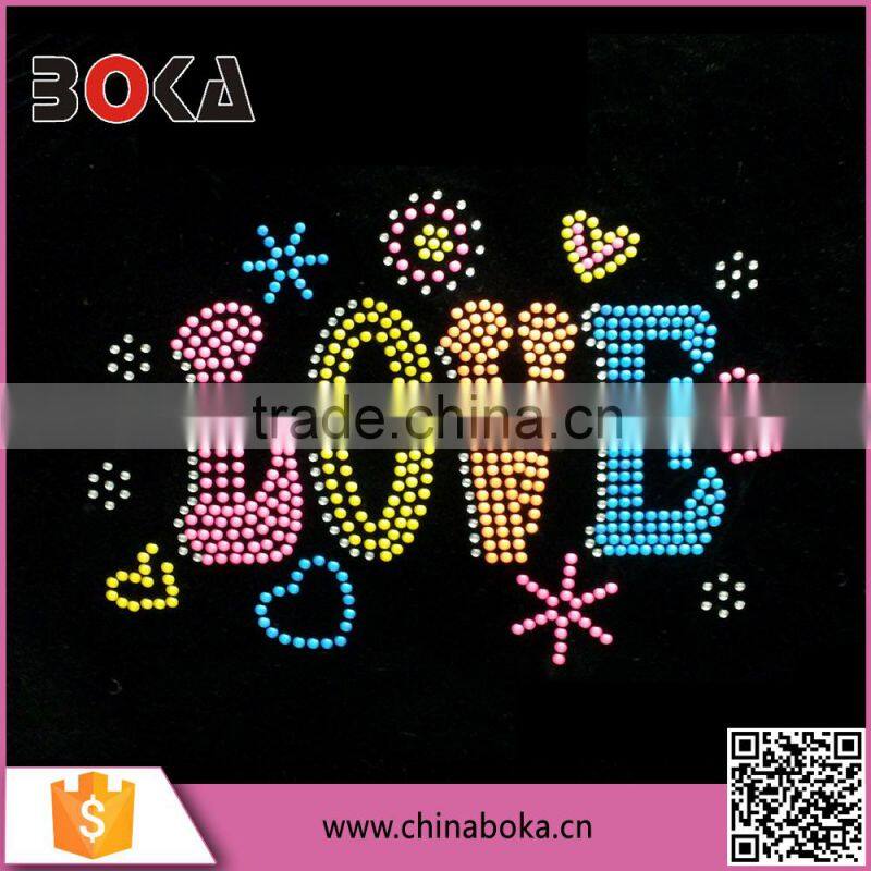 OEM colors rhinestone motif