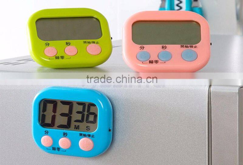 64.5*33.5mm Big Screen 4 Digits Multi Function Cooking Countdown Timer