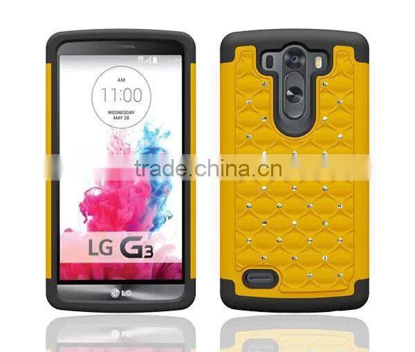 Fashion Allure Diamond Bling back case cover for LG G3
